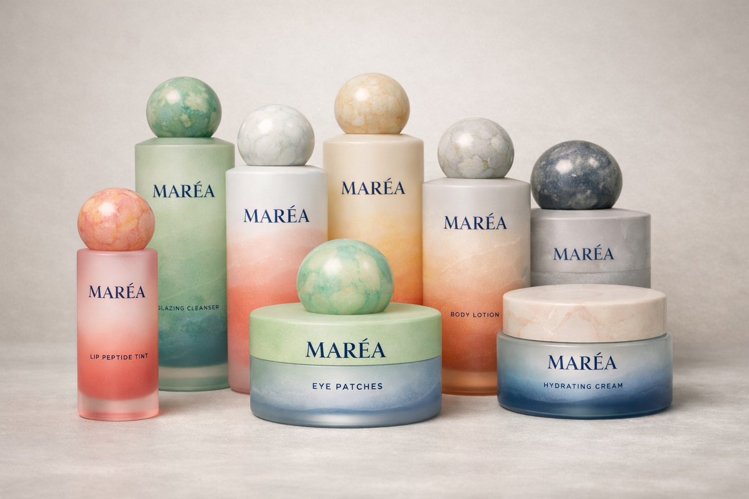 Maréa Skin — Ocean luxury skincare campaign