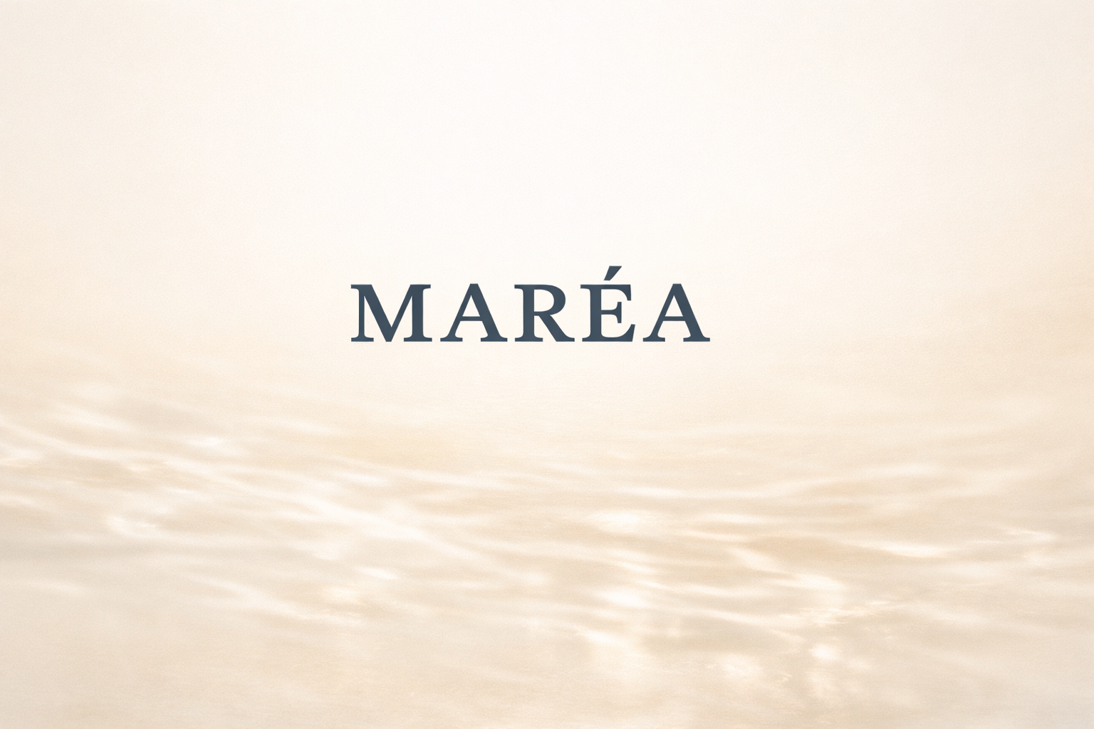 Maréa — born from the tide